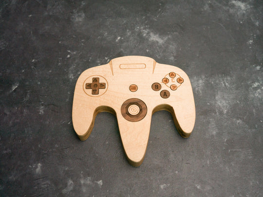 Wooden N64 Bottle opener with magnets