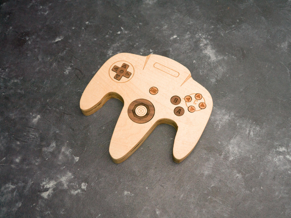 Wooden N64 Bottle opener with magnets