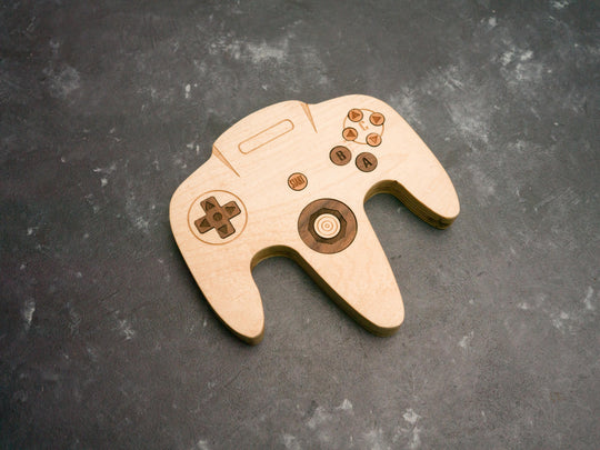 Wooden N64 Bottle opener with magnets