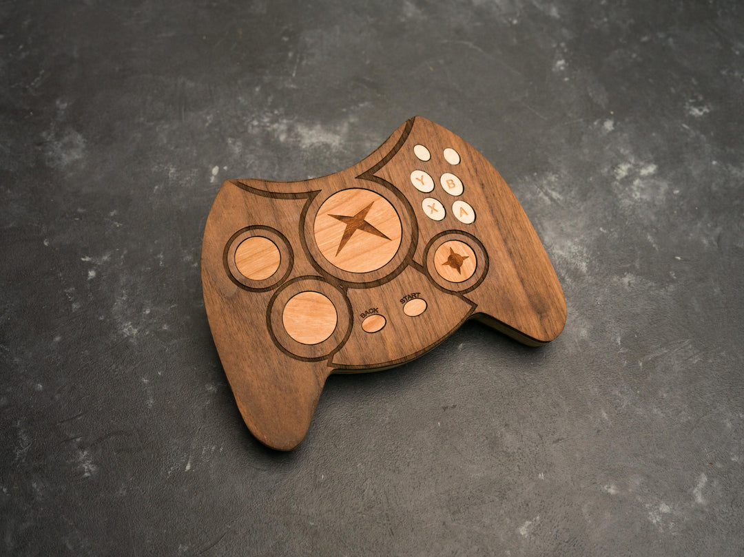 Wooden Xbox Bottle opener with magnets