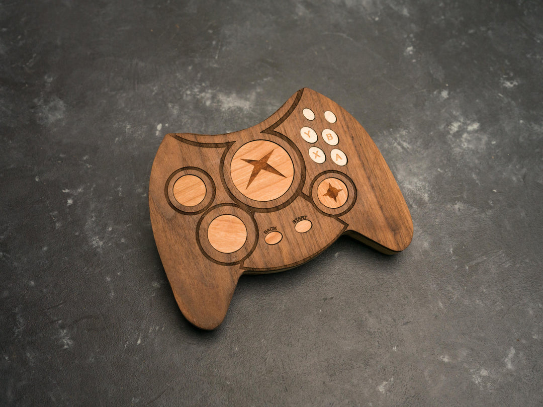 Wooden Xbox Bottle opener with magnets