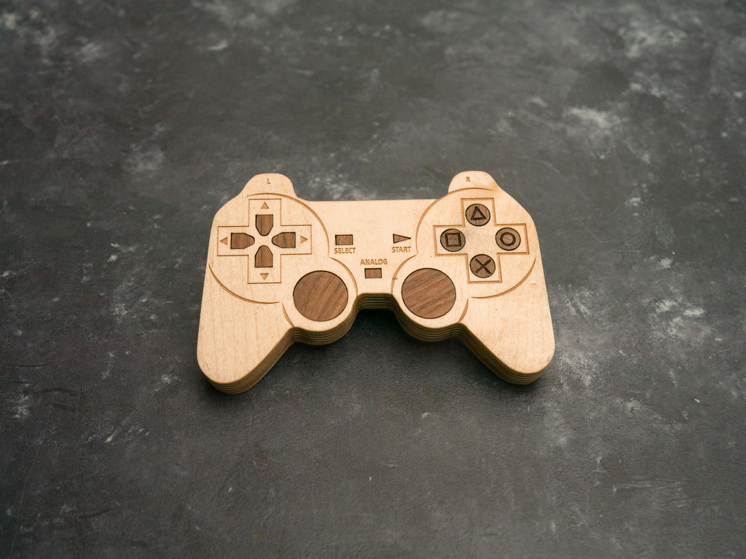 Wooden PS1 Bottle opener with magnets