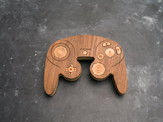 Wooden Gamecube Bottle opener with magnets