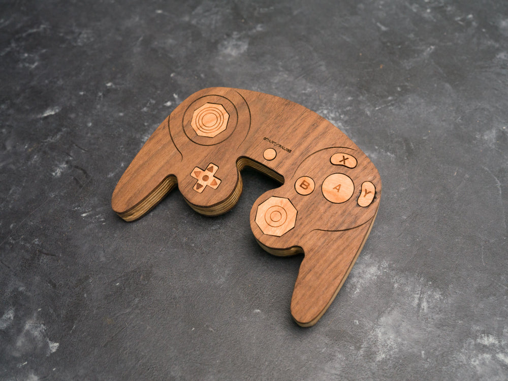 Wooden Gamecube Bottle opener with magnets