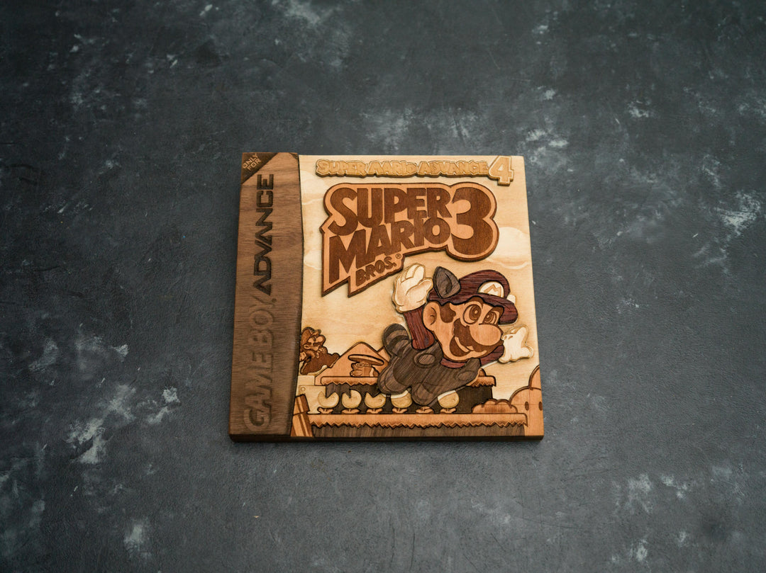 Wooden Super Mario Advance 4 for Gameboy Advance