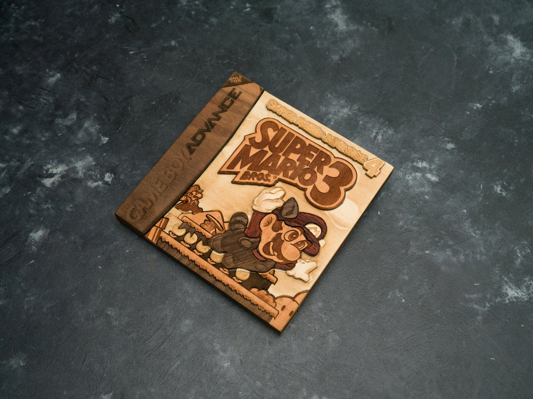 Wooden Super Mario Advance 4 for Gameboy Advance