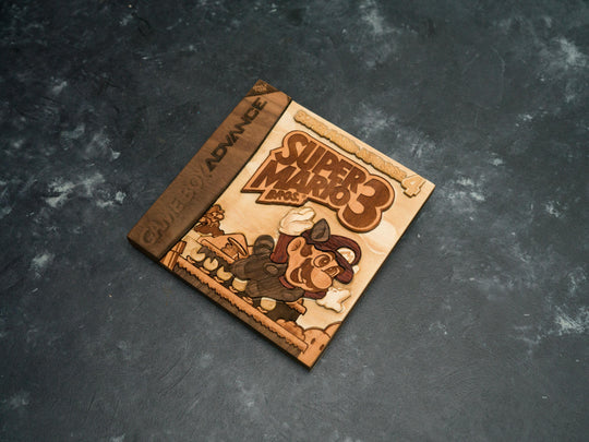 Wooden Super Mario Advance 4 for Gameboy Advance