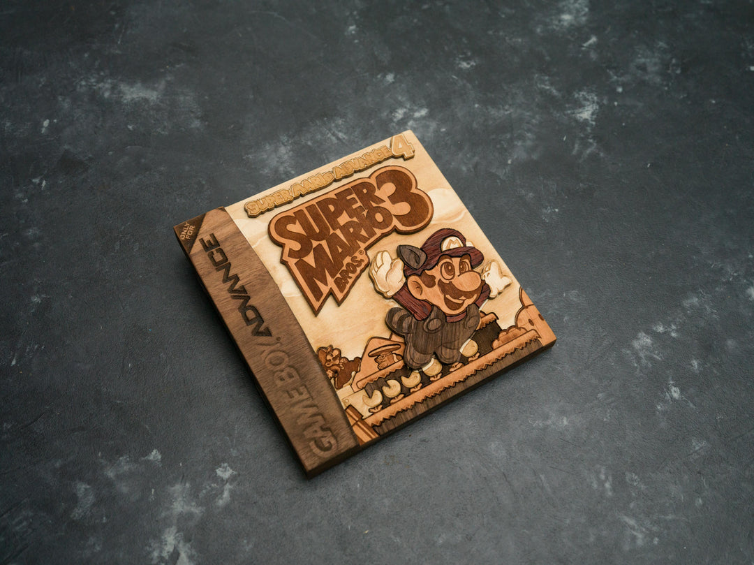 Wooden Super Mario Advance 4 for Gameboy Advance