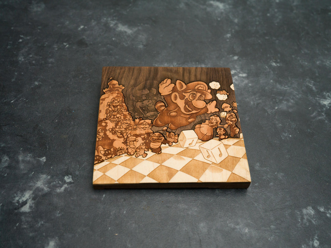 Wooden Super Mario Advance 4 for Gameboy Advance