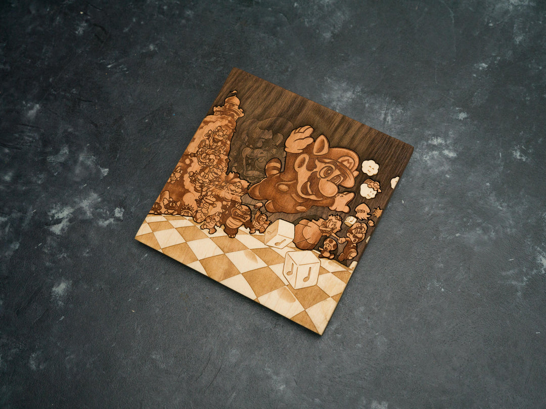 Wooden Super Mario Advance 4 for Gameboy Advance