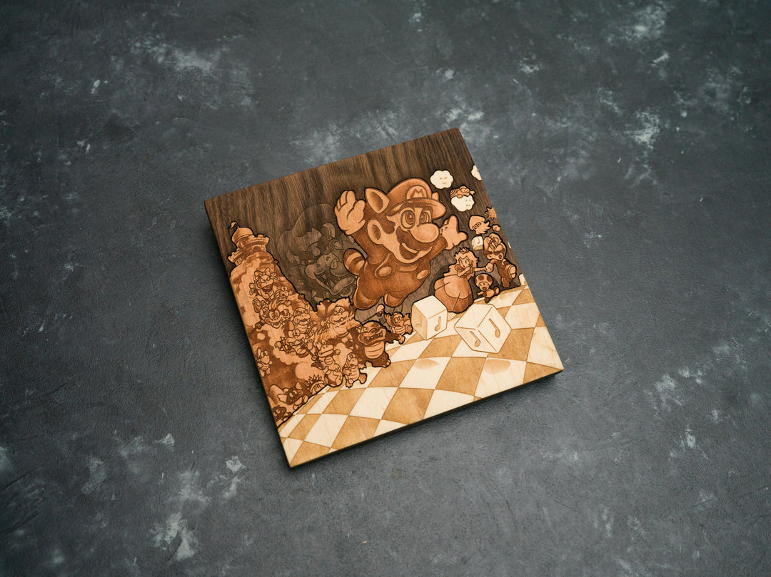 Wooden Super Mario Advance 4 for Gameboy Advance