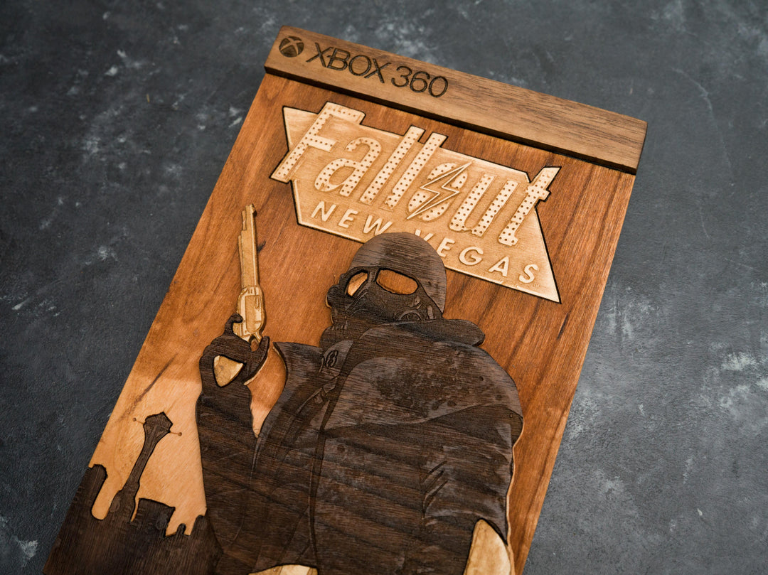 Fallout Las Vegas Xbox 360 Cover Replica