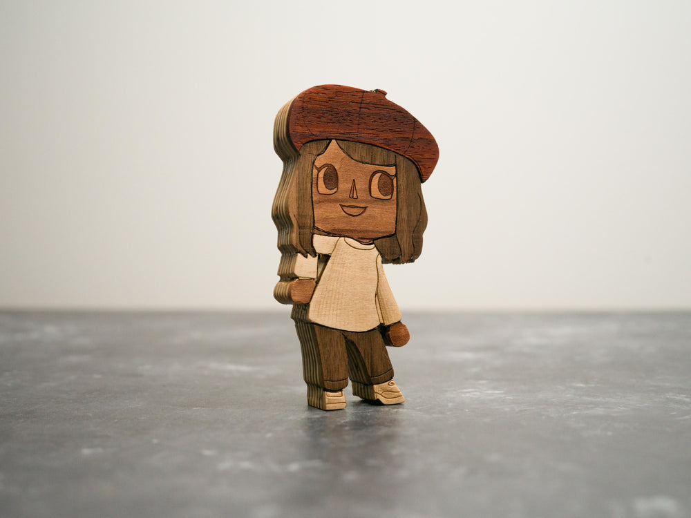 Wooden version of your Animal Crossing character!