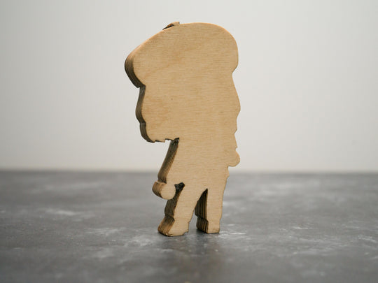 Wooden version of your Animal Crossing character!