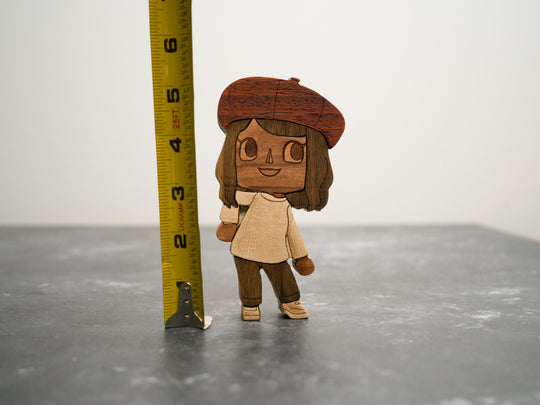 Wooden version of your Animal Crossing character!
