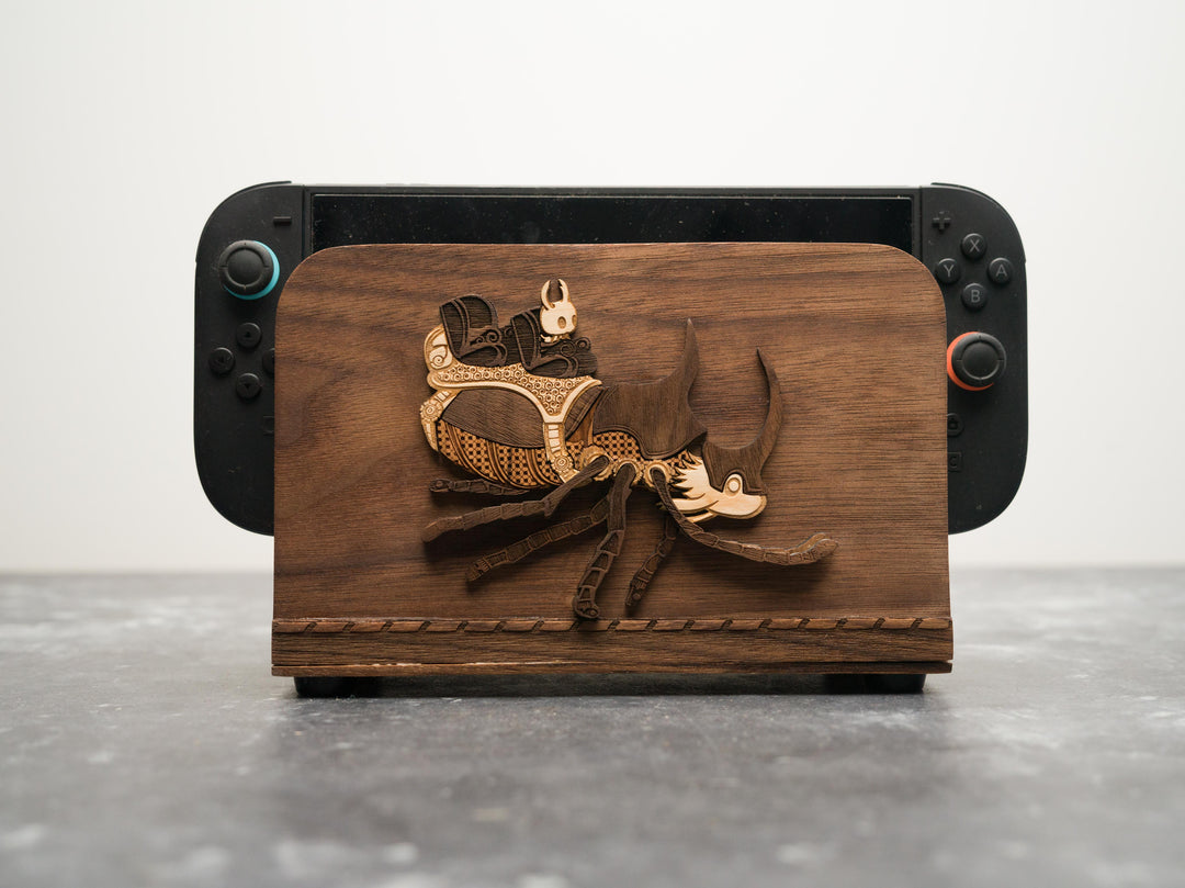 Wooden Henna / Mehndi Hollow Knight Nintendo Switch 2 Dock Sleeve