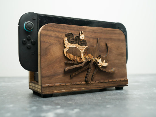 Wooden Henna / Mehndi Hollow Knight Nintendo Switch 2 Dock Sleeve