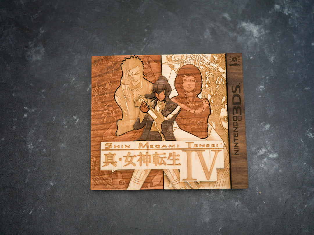 Shin Megami Tensei IV / 4 3DS wooden replica