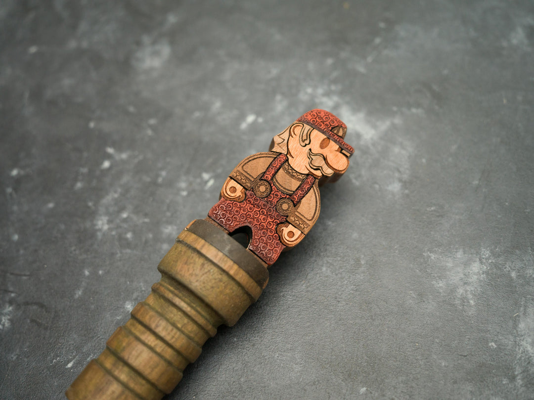 Wooden Mario Bros Henna Bottle openers