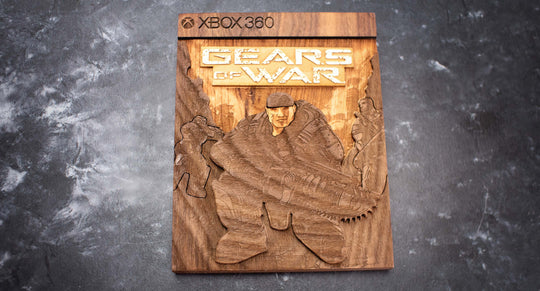 Gears of War Xbox Cover Replica