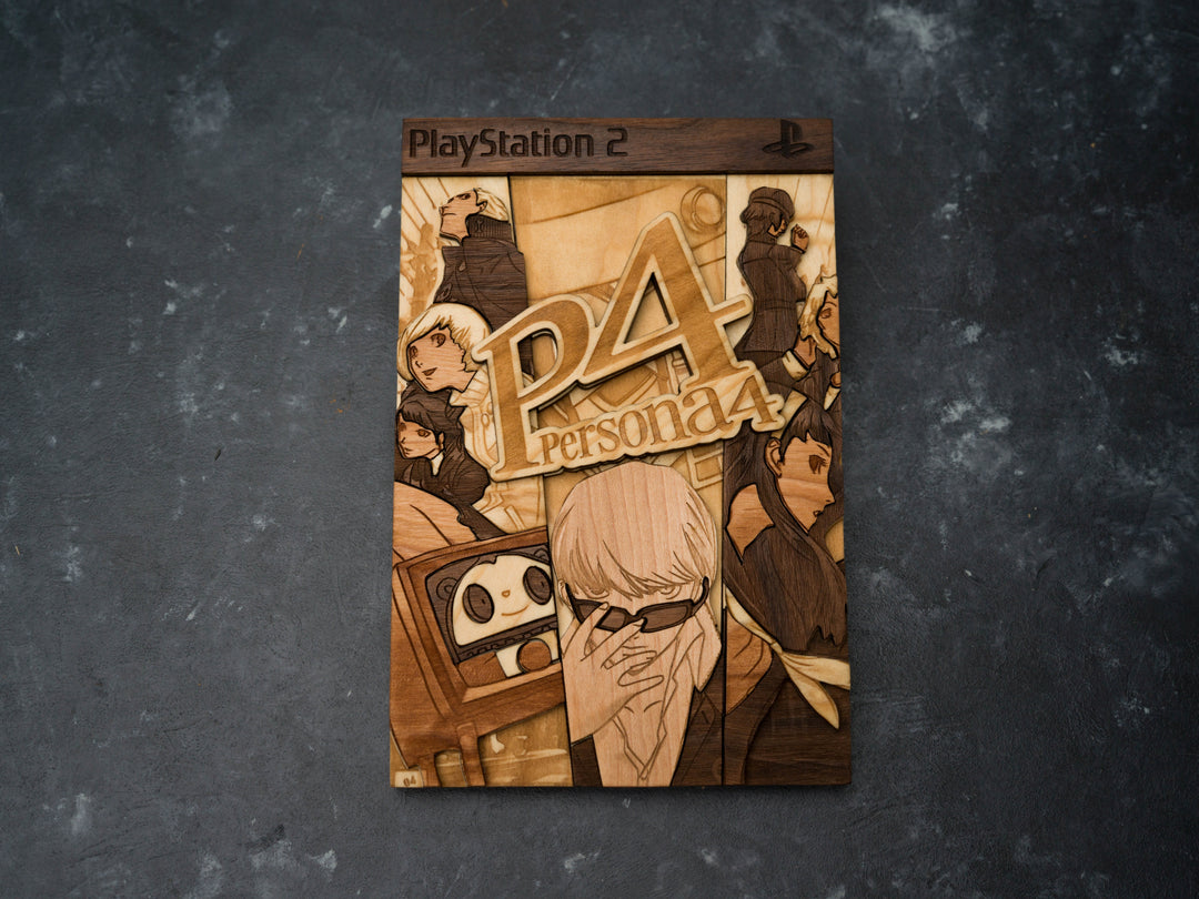 Persona 4 PlayStation 2 / PS2 Cover Replica