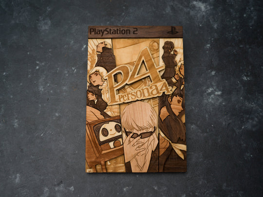 Persona 4 PlayStation 2 / PS2 Cover Replica