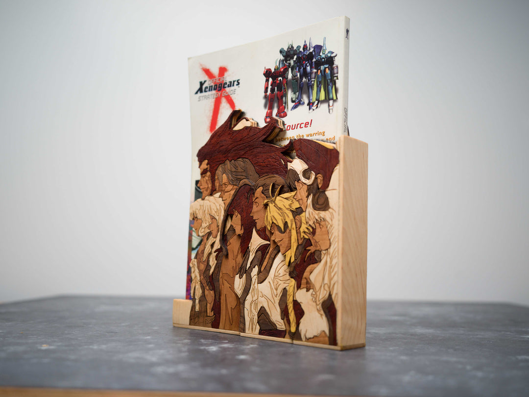 Wooden Xenogears guide holder (Guide not included)