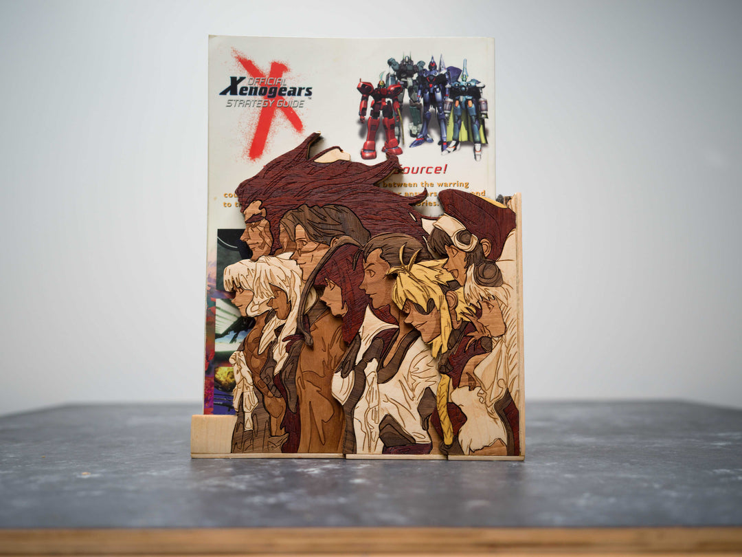 Wooden Xenogears guide holder (Guide not included)