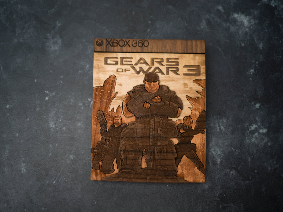 Gears of War 3 Xbox 360 Cover Replica