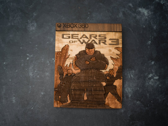 Gears of War 3 Xbox 360 Cover Replica