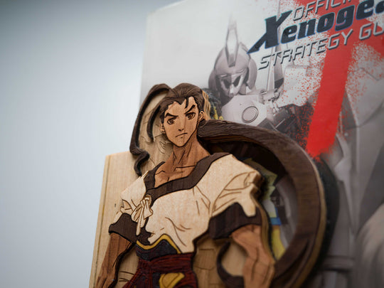 Wooden Xenogears guide holder (Guide not included)