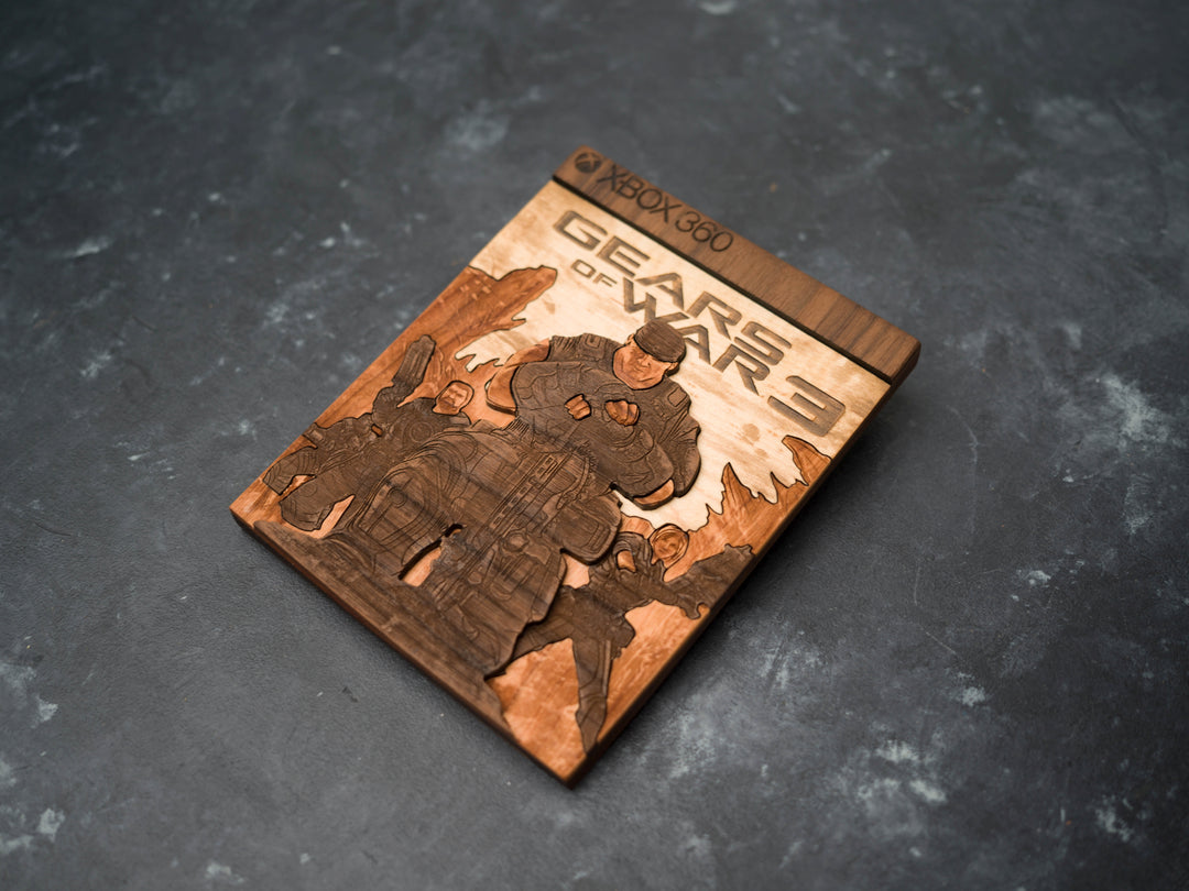 Gears of War 3 Xbox 360 Cover Replica – Pigminted