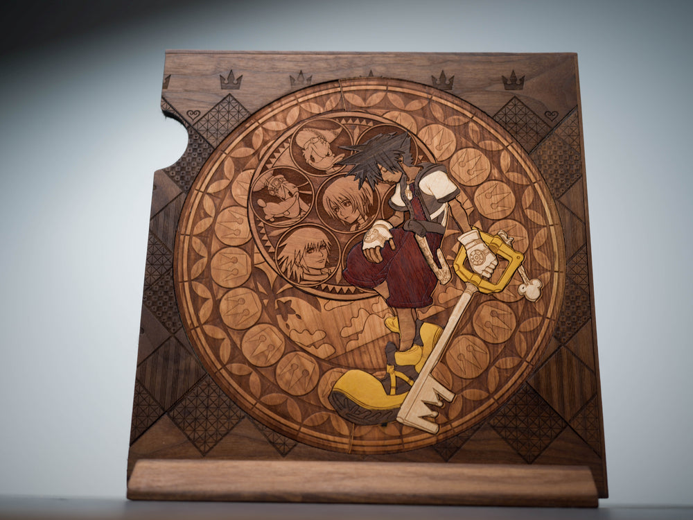 Wooden Kingdom Hearts Vinyl Sleeve
