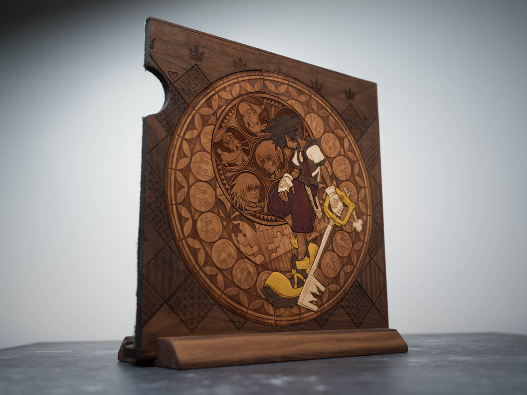 Wooden Kingdom Hearts Vinyl Sleeve
