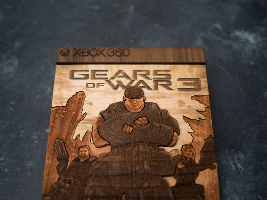 Gears of War 3 Xbox 360 Cover Replica