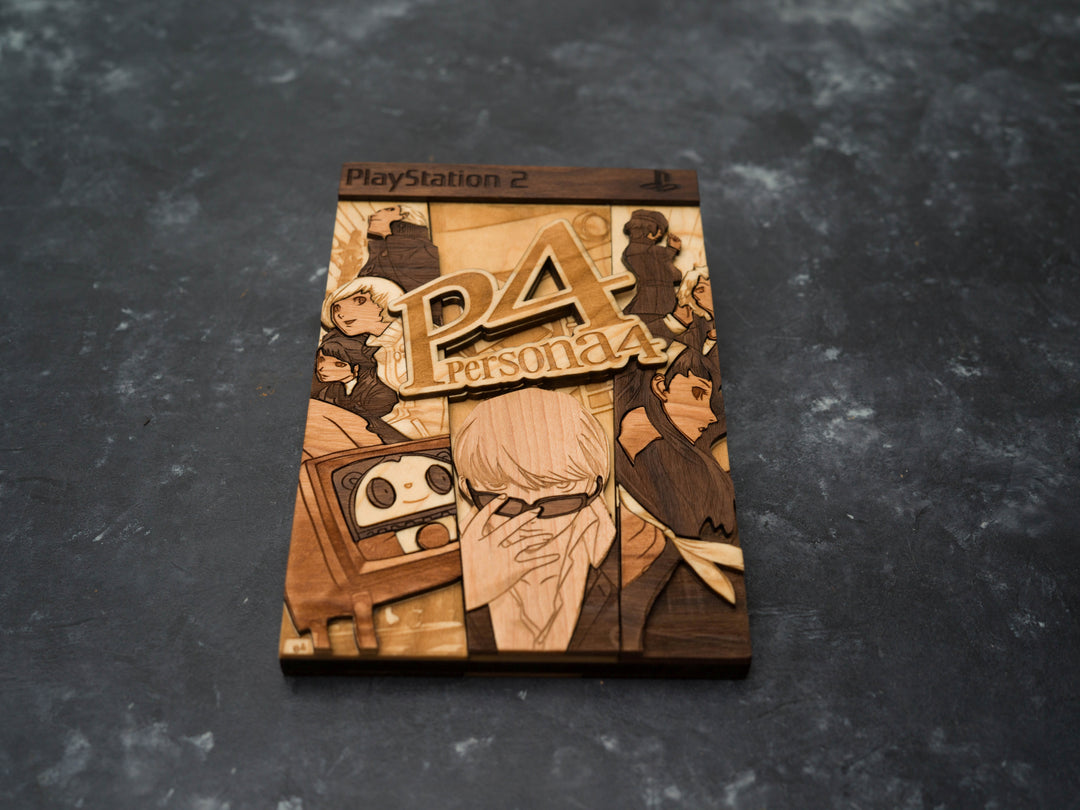 Persona 4 PlayStation 2 / PS2 Cover Replica