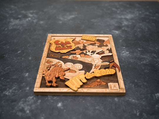 Wooden Sam and Max Hit the Road PC Game print replica