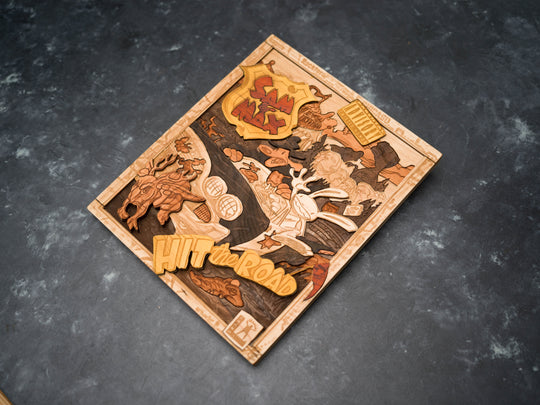 Wooden Sam and Max Hit the Road PC Game print replica