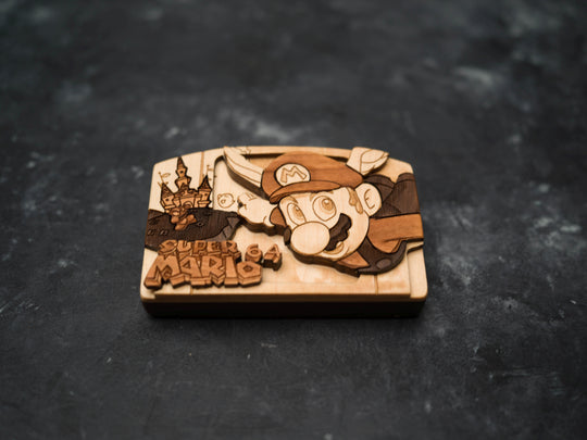 Wooden Mario 64 replica / N64 Cartridge Replica