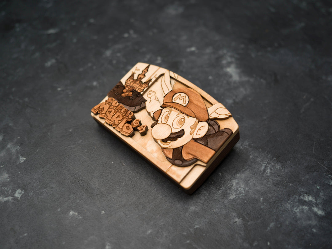 Wooden Mario 64 replica / N64 Cartridge Replica