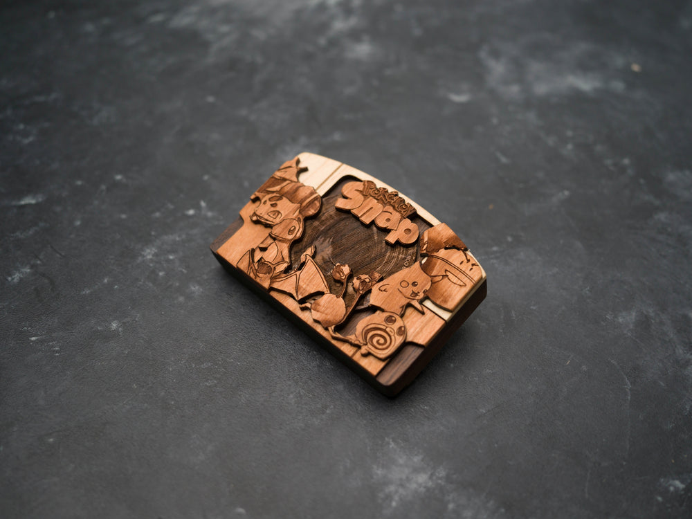 Wooden Pokemon Snap replica / N64 Cartridge Replica