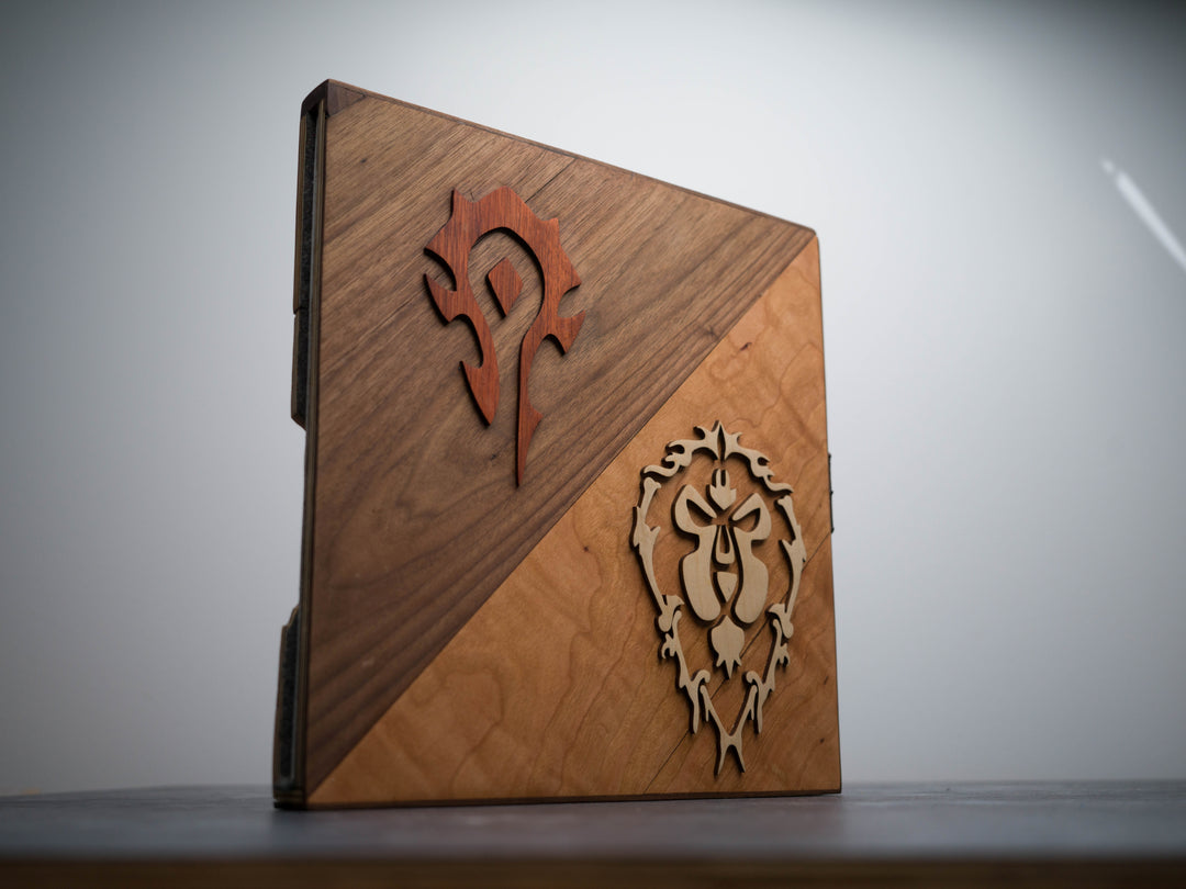 Wooden World of Warcraft Vinyl Sleeve