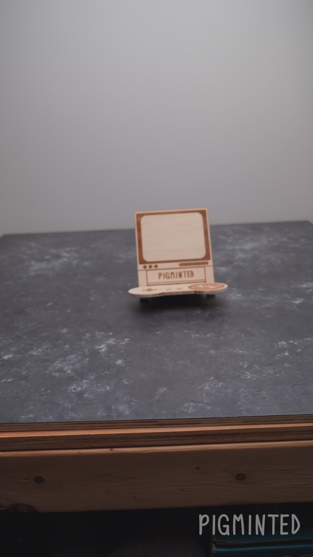 Wooden Zelda Link to the Past SNES Cartridge holder