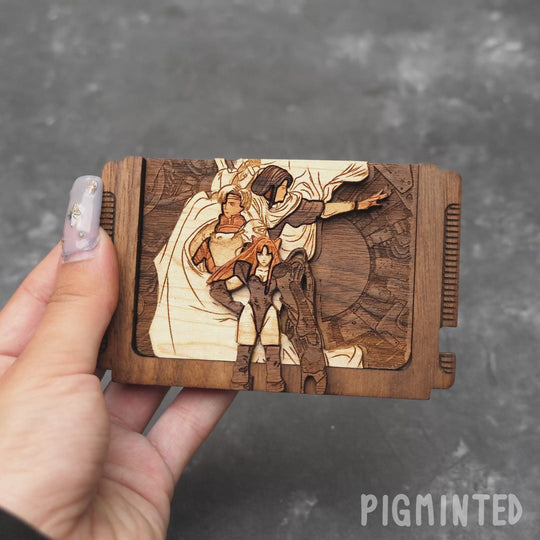Wooden Phantasy Star 4 for the Sega Mega Drive replica