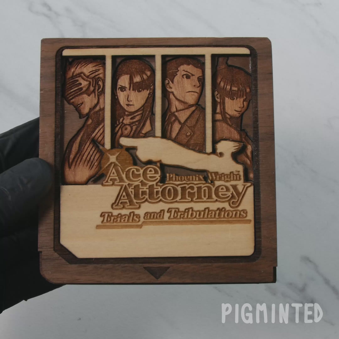 Phoenix Wright Ace Attorney Trials and Tribulations DS Cartridge Replica