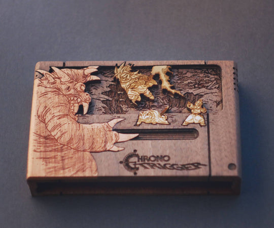 Custom wooden Super Nintendo / SNES Cartridge