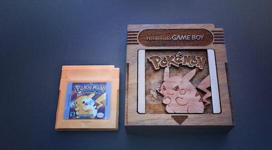 Pokemon Yellow Gameboy Cartridge Replica with option for a raspberry pi