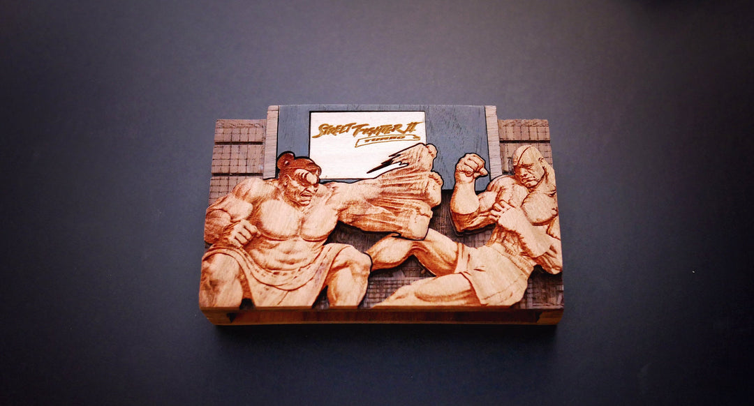 Street Fighter 2 Turbo SNES Cartridge Replica