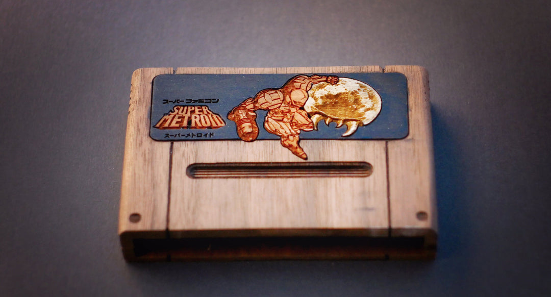 Super Metroid PAL SNES Cartridge Replica