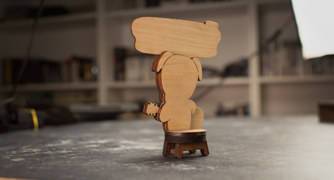 3D Wooden KK Slider with Custom Lyrics